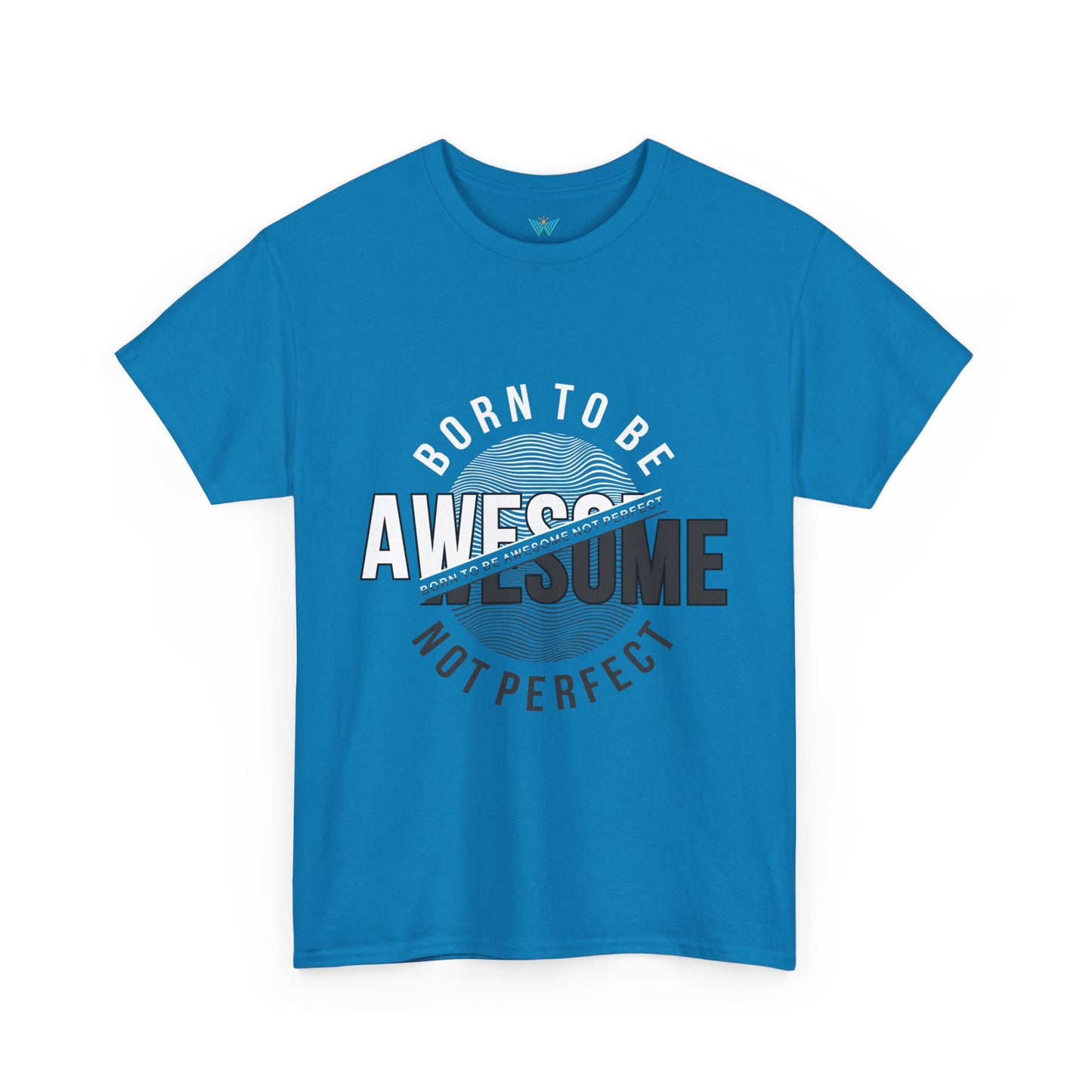 Born to Be Awesome Statement Tee for Confident Style, Perfect Gift for Birthdays, Celebrations, Casual Wear, Unisex Cotton T-Shirt