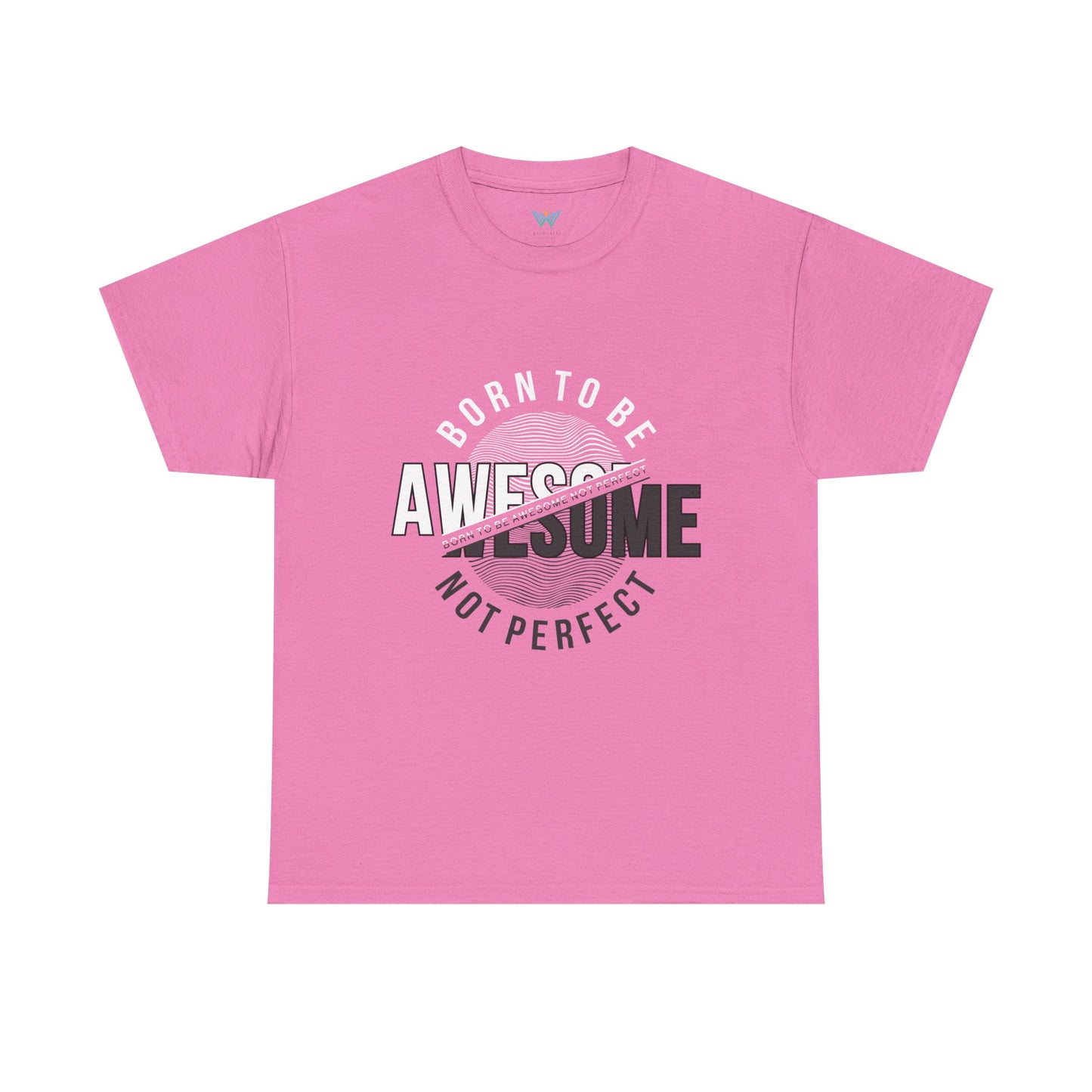 Born to Be Awesome Statement Tee for Confident Style, Perfect Gift for Birthdays, Celebrations, Casual Wear, Unisex Cotton T-Shirt