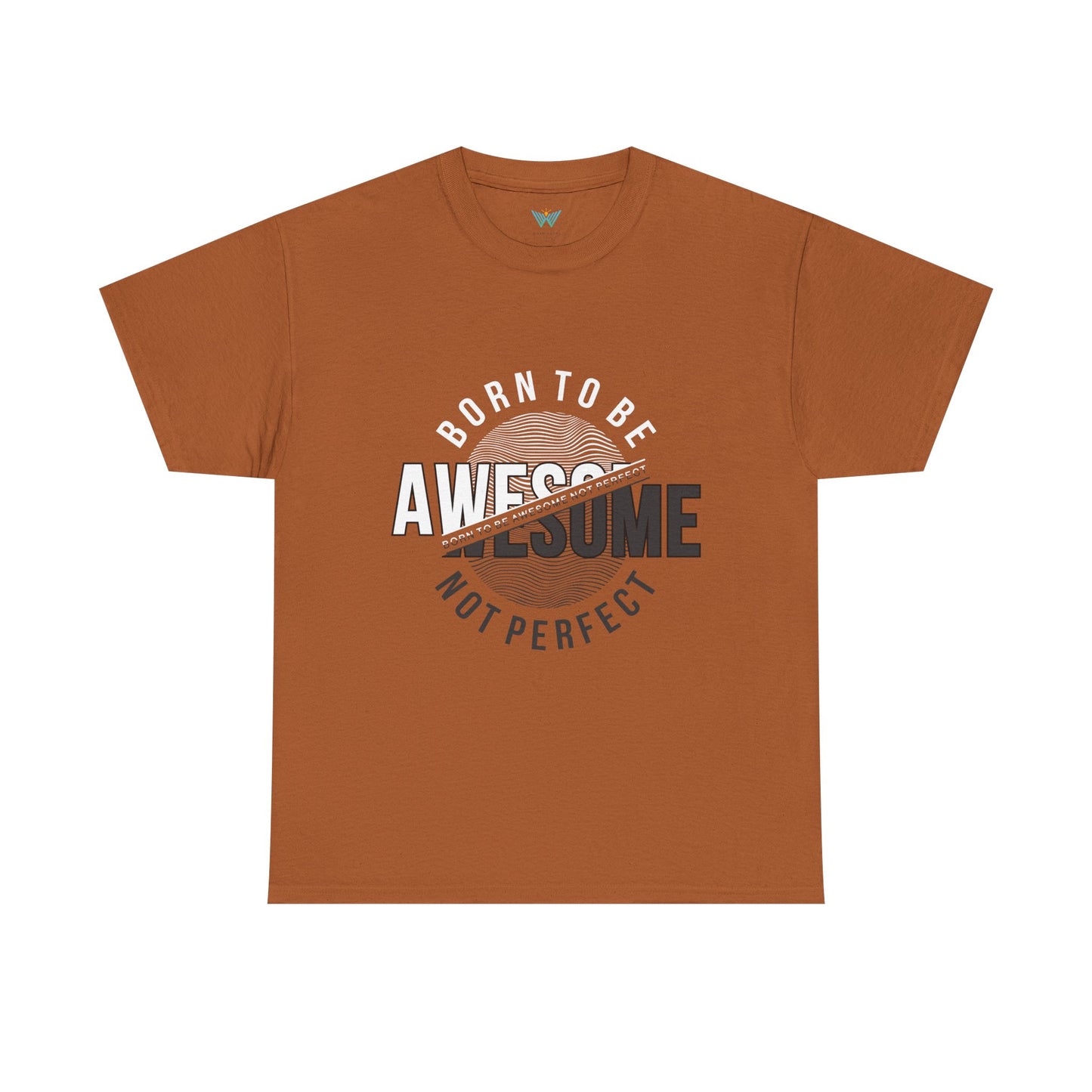 Born to Be Awesome Statement Tee for Confident Style, Perfect Gift for Birthdays, Celebrations, Casual Wear, Unisex Cotton T-Shirt