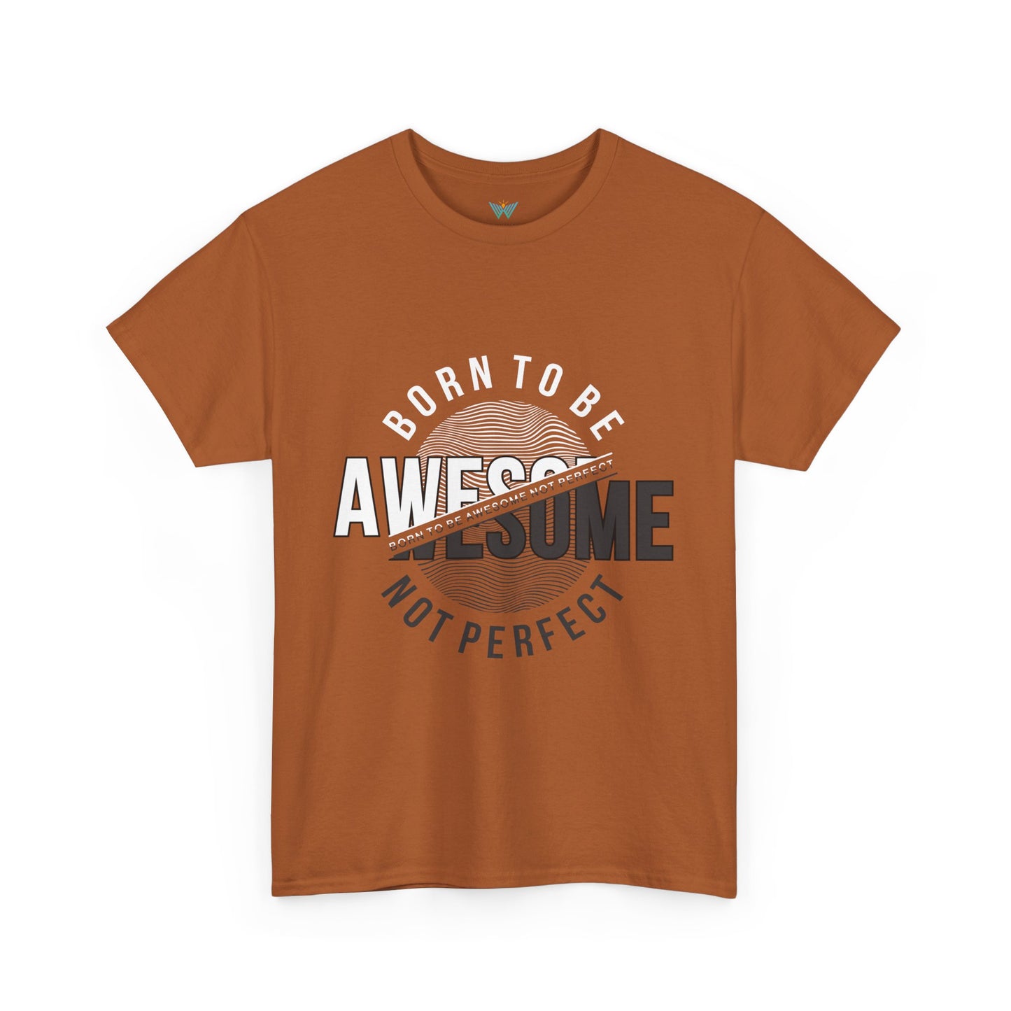Born to Be Awesome Statement Tee for Confident Style, Perfect Gift for Birthdays, Celebrations, Casual Wear, Unisex Cotton T-Shirt