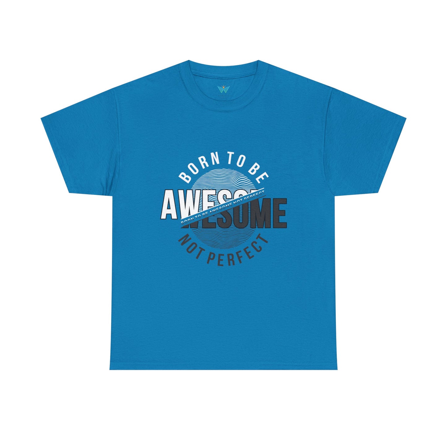 Born to Be Awesome Statement Tee for Confident Style, Perfect Gift for Birthdays, Celebrations, Casual Wear, Unisex Cotton T-Shirt