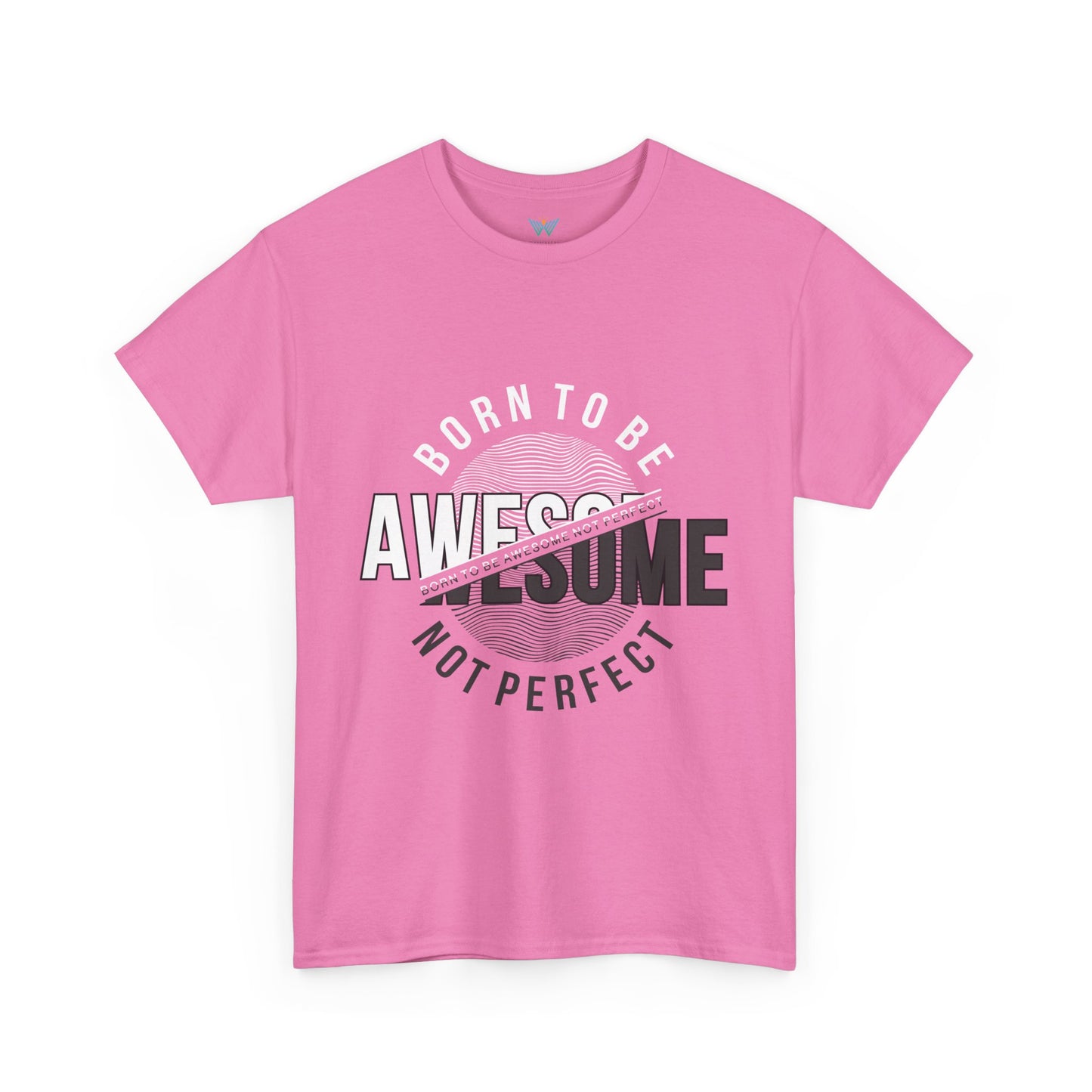 Born to Be Awesome Statement Tee for Confident Style, Perfect Gift for Birthdays, Celebrations, Casual Wear, Unisex Cotton T-Shirt