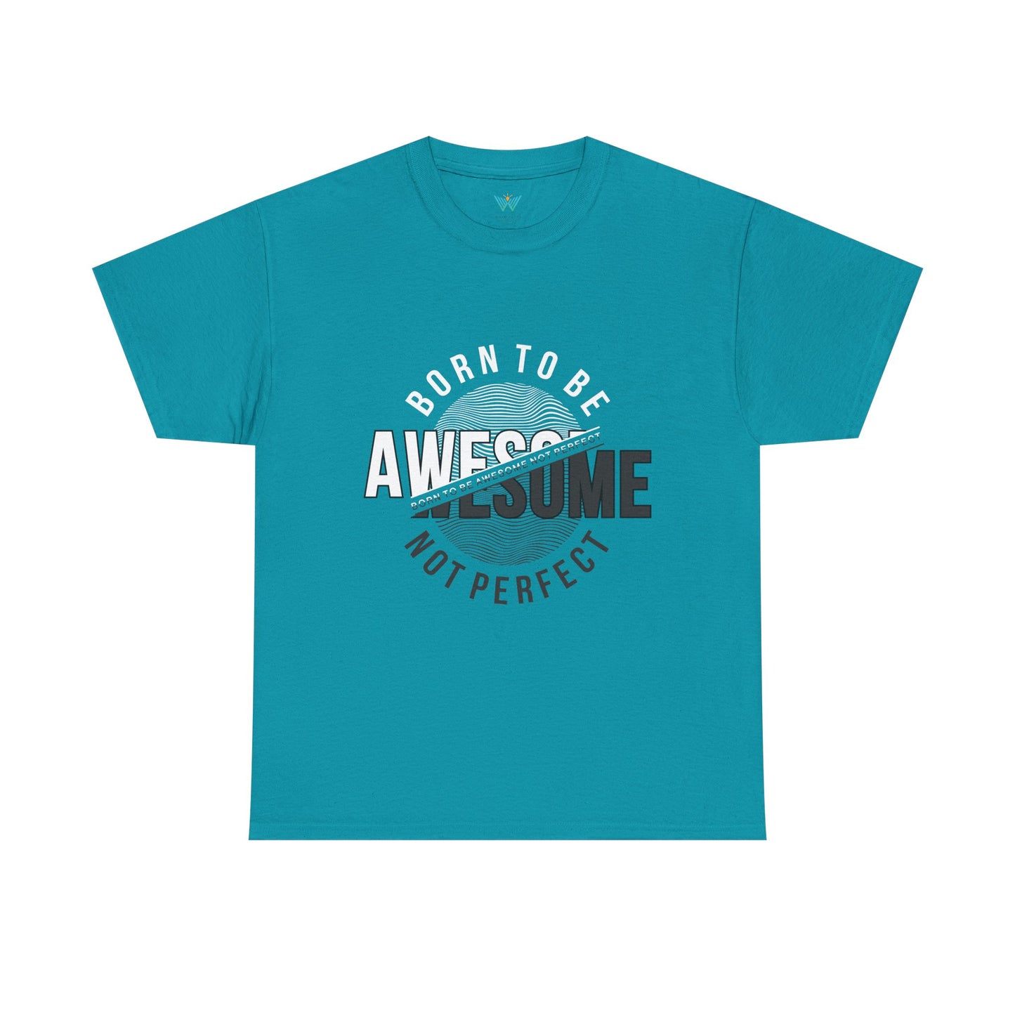 Born to Be Awesome Statement Tee for Confident Style, Perfect Gift for Birthdays, Celebrations, Casual Wear, Unisex Cotton T-Shirt