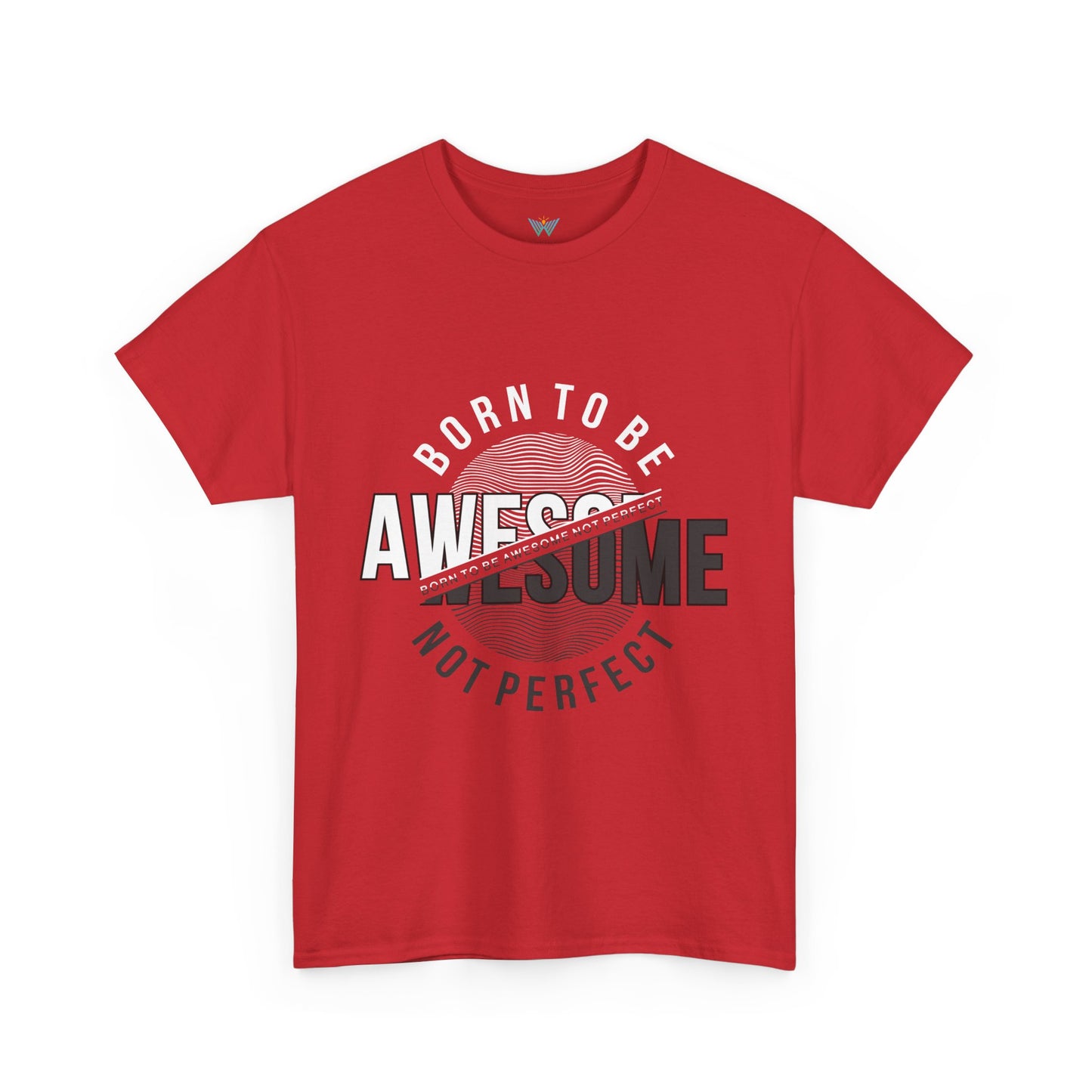 Born to Be Awesome Statement Tee for Confident Style, Perfect Gift for Birthdays, Celebrations, Casual Wear, Unisex Cotton T-Shirt