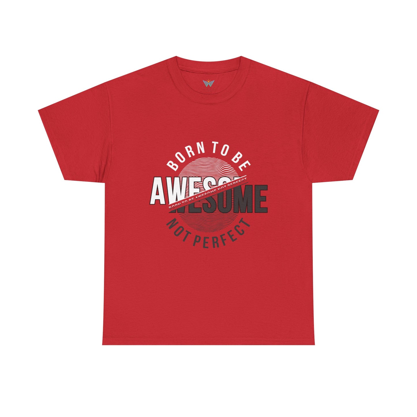 Born to Be Awesome Statement Tee for Confident Style, Perfect Gift for Birthdays, Celebrations, Casual Wear, Unisex Cotton T-Shirt