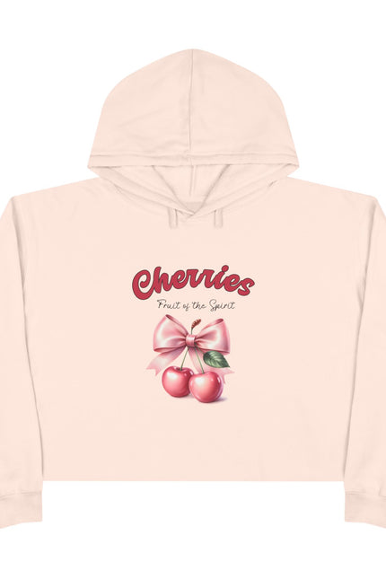 Fruit of the Spirit Crop Hoodie - Cherries Design
