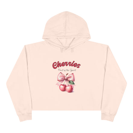 Fruit of the Spirit Crop Hoodie - Cherries Design