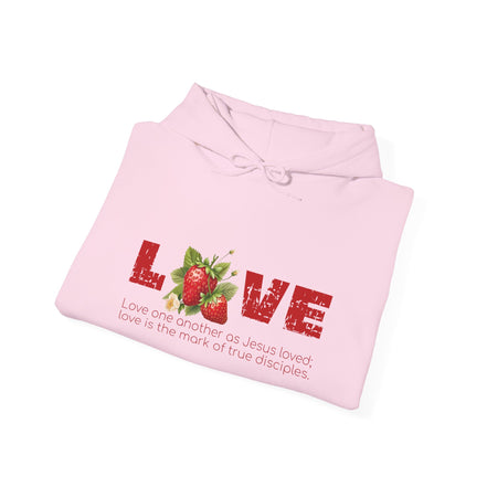 Fruit of the Spirit- Love Sweatshirt - Cozy Gifts, Unisex Apparel, Casual Wear, Inspirational Clothing, Spiritual Vibes