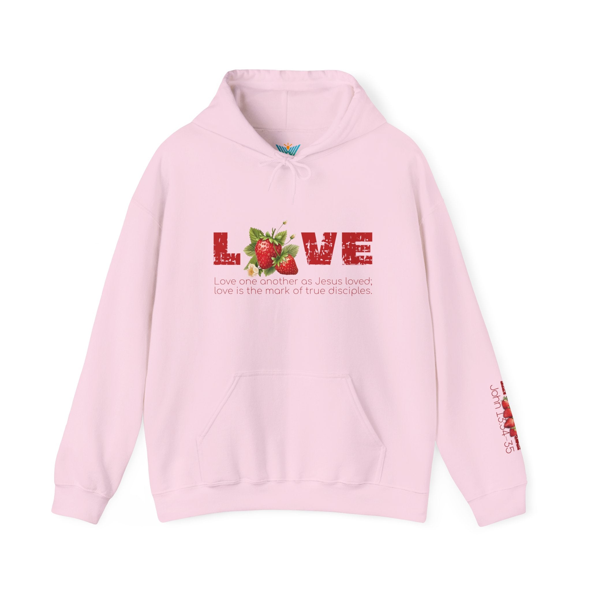 Fruit of the Spirit- Love Sweatshirt - Cozy Gifts, Unisex Apparel, Casual Wear, Inspirational Clothing, Spiritual Vibes