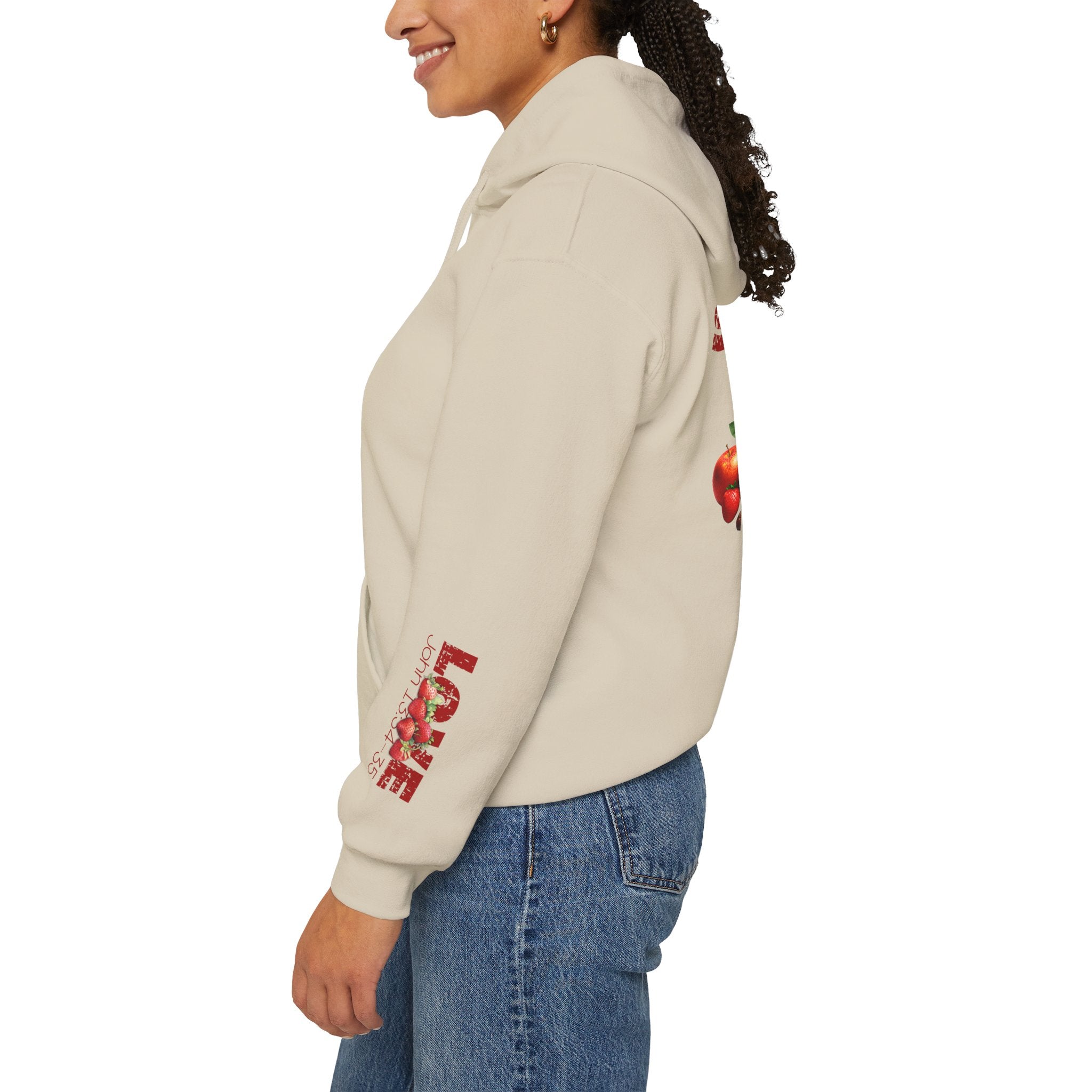 Fruit of the Spirit- Love Sweatshirt - Cozy Gifts, Unisex Apparel, Casual Wear, Inspirational Clothing, Spiritual Vibes
