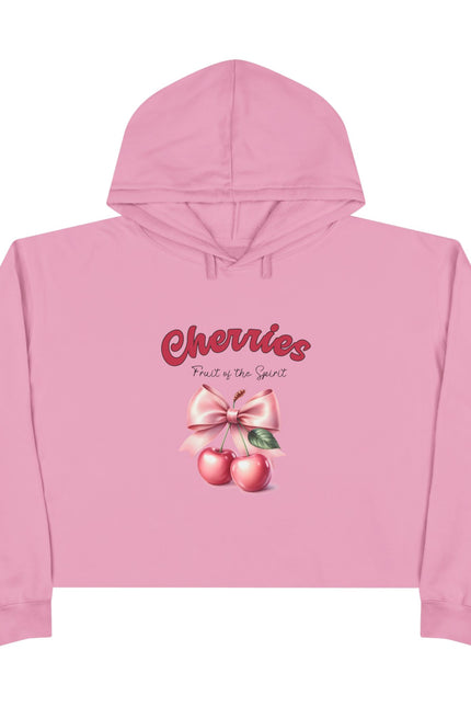 Fruit of the Spirit Crop Hoodie - Cherries Design