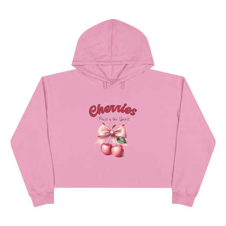 Fruit of the Spirit Crop Hoodie - Cherries Design