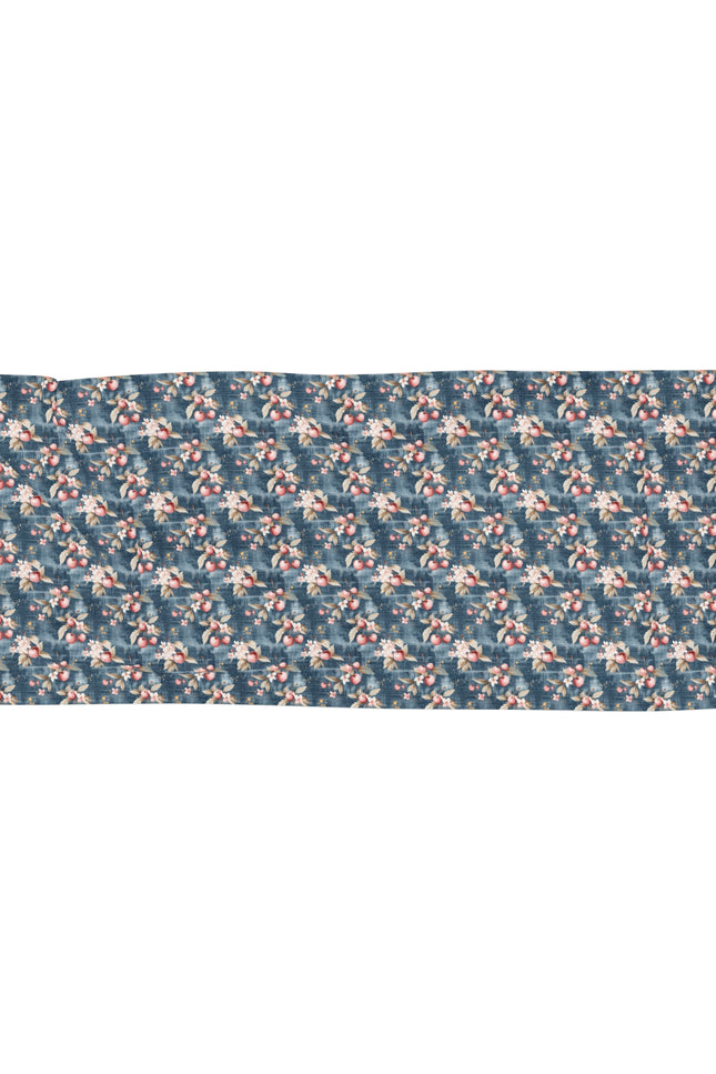 Corquette Cherry Light Scarf, Lightweight Wrap, Elegant Spring Accessory, Ideal Gift for Her, Perfect for Festivals, Travel, or Everyday Wear