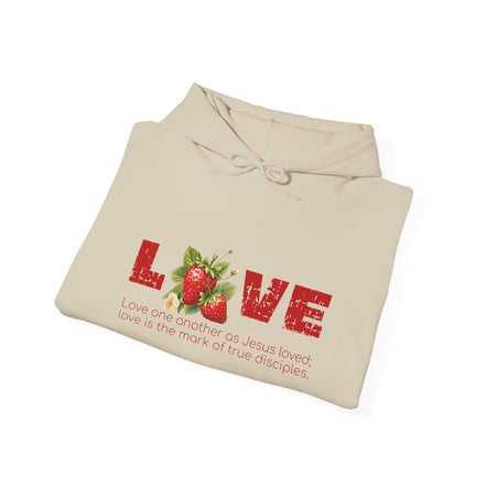 Fruit of the Spirit- Love Sweatshirt - Cozy Gifts, Unisex Apparel, Casual Wear, Inspirational Clothing, Spiritual Vibes
