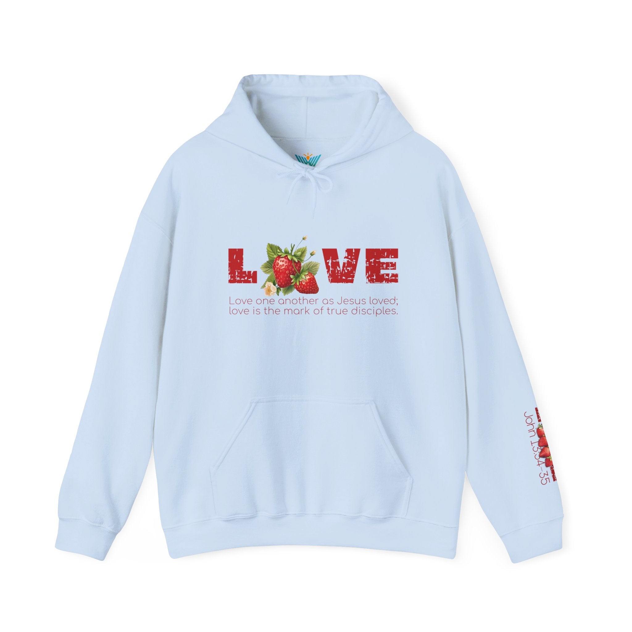 Fruit of the Spirit- Love Sweatshirt - Cozy Gifts, Unisex Apparel, Casual Wear, Inspirational Clothing, Spiritual Vibes