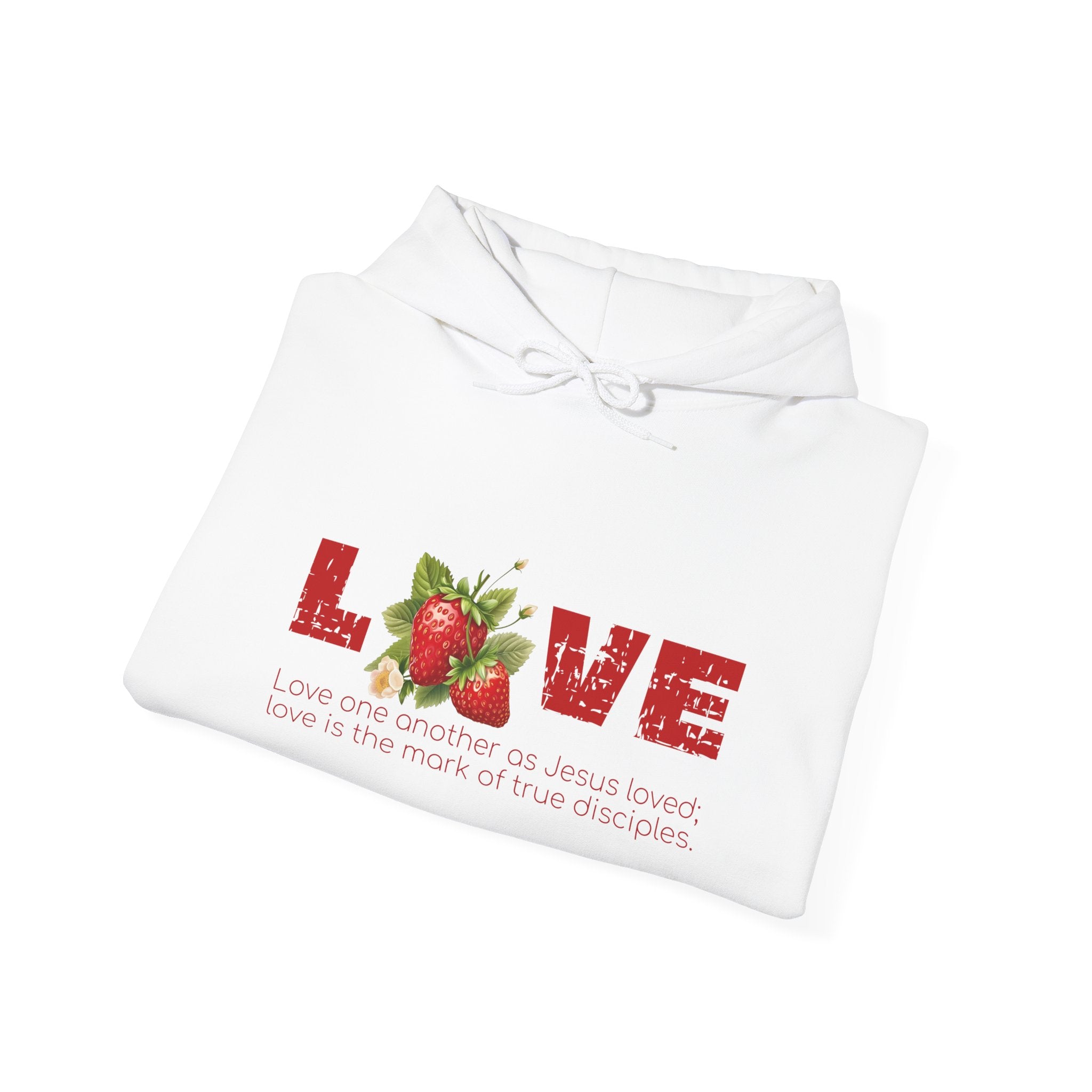 Fruit of the Spirit- Love Sweatshirt - Cozy Gifts, Unisex Apparel, Casual Wear, Inspirational Clothing, Spiritual Vibes