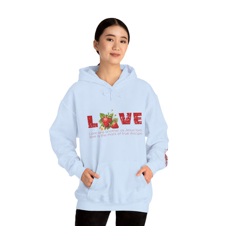 Fruit of the Spirit- Love Sweatshirt - Cozy Gifts, Unisex Apparel, Casual Wear, Inspirational Clothing, Spiritual Vibes