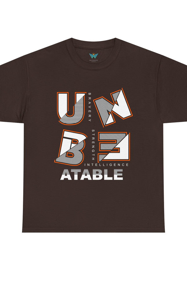 Unbeatable Unisex Heavy Cotton Tee - Casual Wear, Gift for Him, Motivational Shirt, Everyday Apparel, Graphic Tee