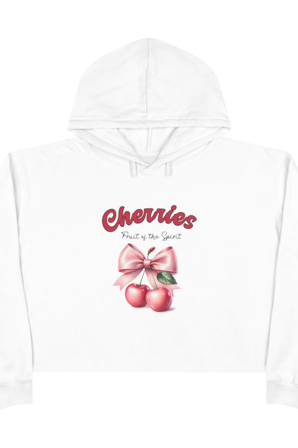 Fruit of the Spirit Crop Hoodie - Cherries Design