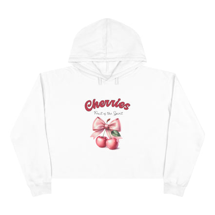 Fruit of the Spirit Crop Hoodie - Cherries Design