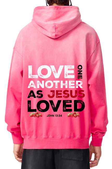 Fruit of the Spirit: Love Oversized Heavyweight Sunfade Fleeced Hoodie